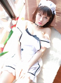 Maid outfit uniform temptation proud jiao meng Ming yan as a person tomato cucumber welfare picture(24)